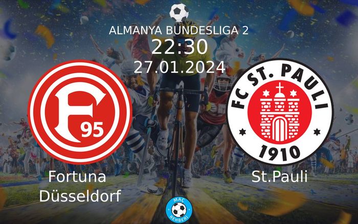 27 Ocak 2024 Fortuna Düsseldorf vs St.Pauli maçı Hangi Kanalda Saat Kaçta Yayınlanacak?