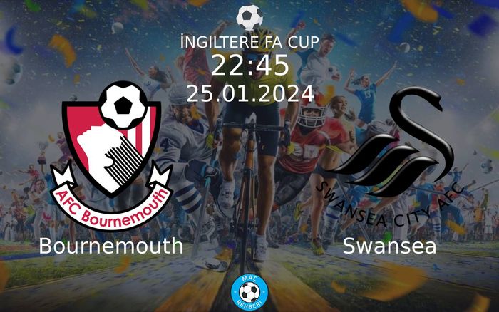 25 Ocak 2024 Bournemouth vs Swansea maçı Hangi Kanalda Saat Kaçta Yayınlanacak? 25 Ocak 2024 Bournemouth vs Swansea maçı Hangi Kanalda Saat Kaçta Yayınlanacak?