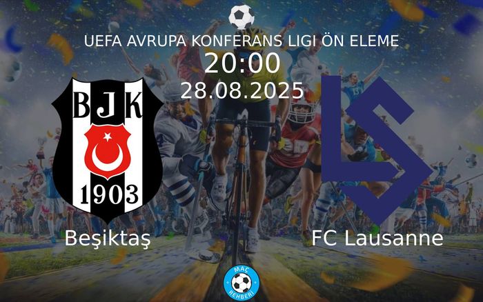 28 Ağustos 2025 Beşiktaş vs FC Lausanne maçı Hangi Kanalda Saat Kaçta Yayınlanacak?