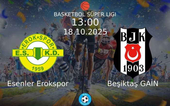 18 Ekim 2025 Esenler Erokspor vs Beşiktaş GAİN maçı Hangi Kanalda Saat Kaçta Yayınlanacak?