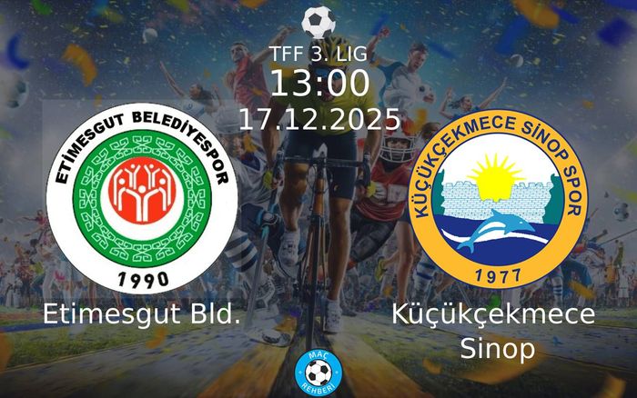 17 Aralık 2025 Etimesgut Bld. vs Küçükçekmece Sinop maçı Hangi Kanalda Saat Kaçta Yayınlanacak? 17 Aralık 2025 Etimesgut Bld. vs Küçükçekmece Sinop maçı Hangi Kanalda Saat Kaçta Yayınlanacak?